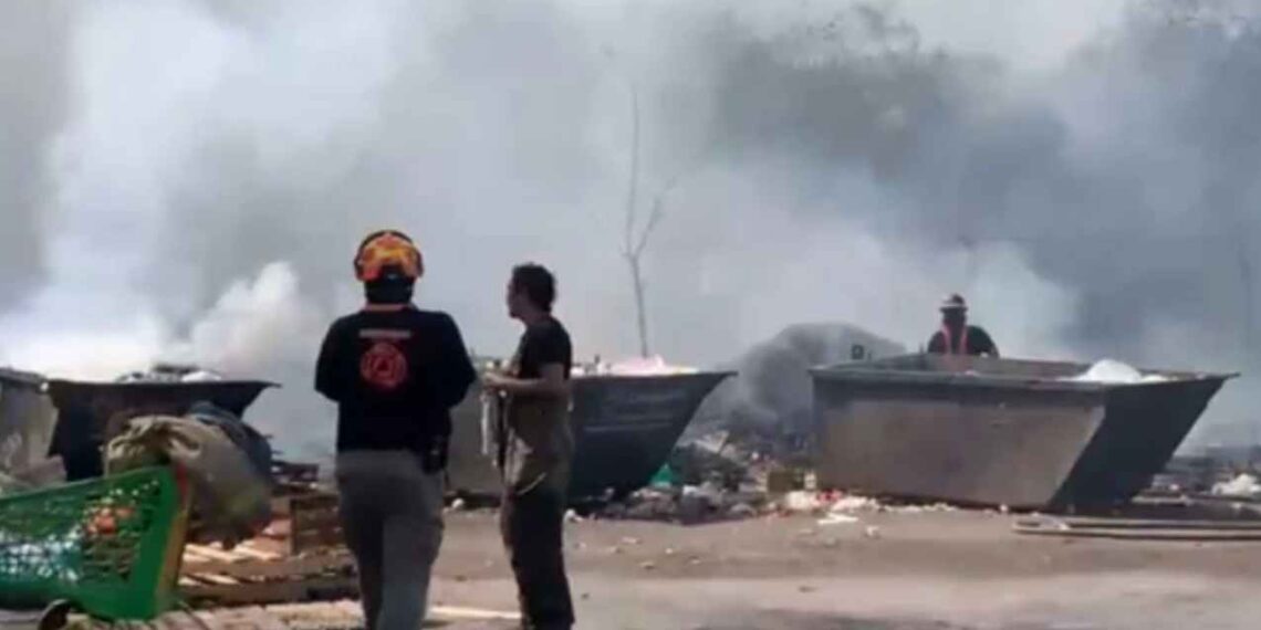 incendio bodega Guadalupe