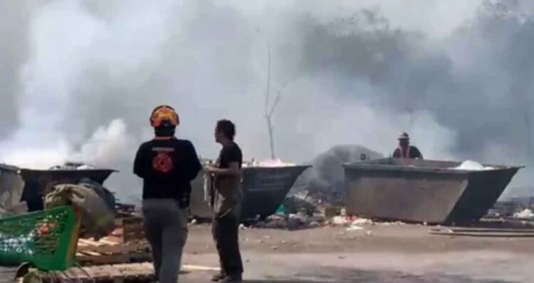 incendio bodega Guadalupe