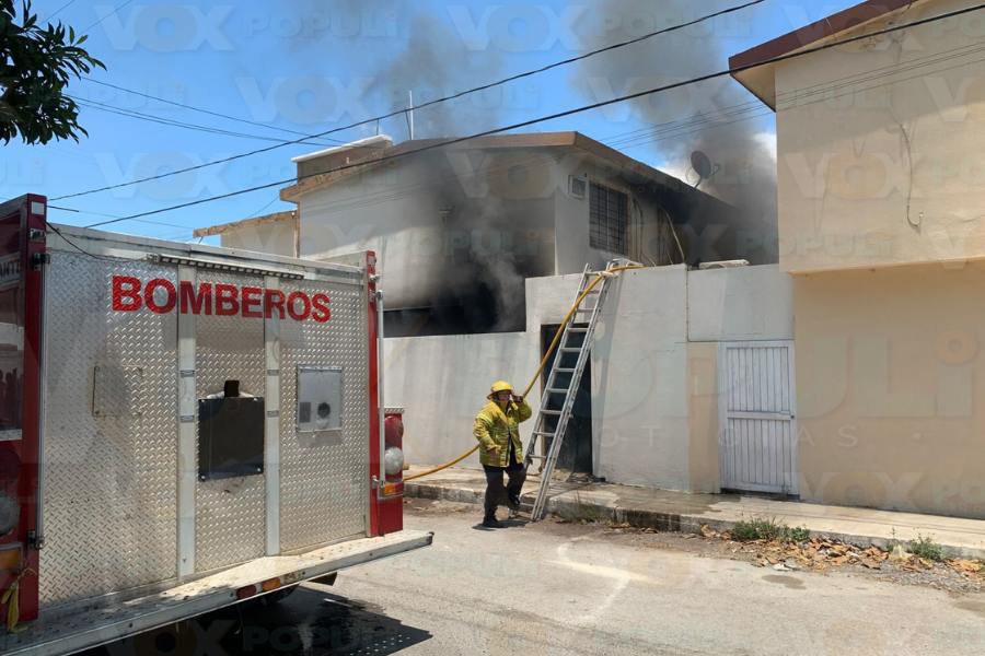 incendio hoy en Mante