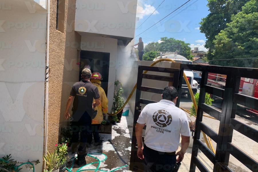 se quema casa en tamaulipas