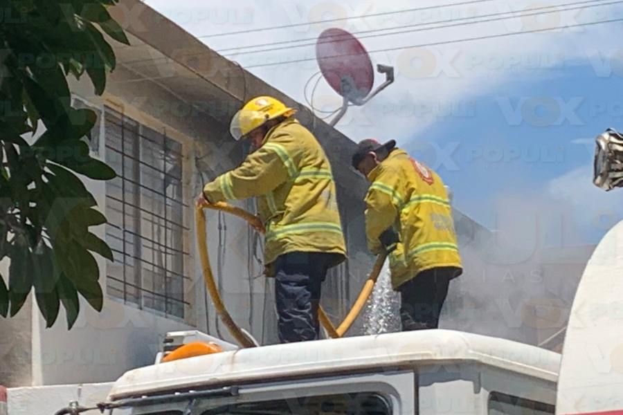 incendio hoy en Mante
