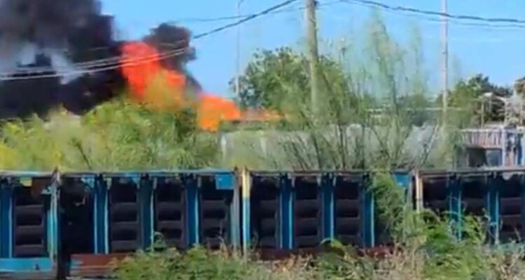 incendio hoy en Matamoros