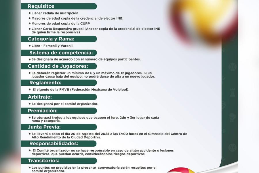 liga municipal de voleibol en nuevo laredo