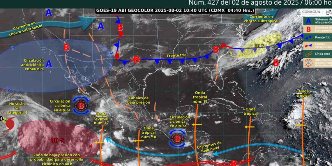 lluvias sábado México