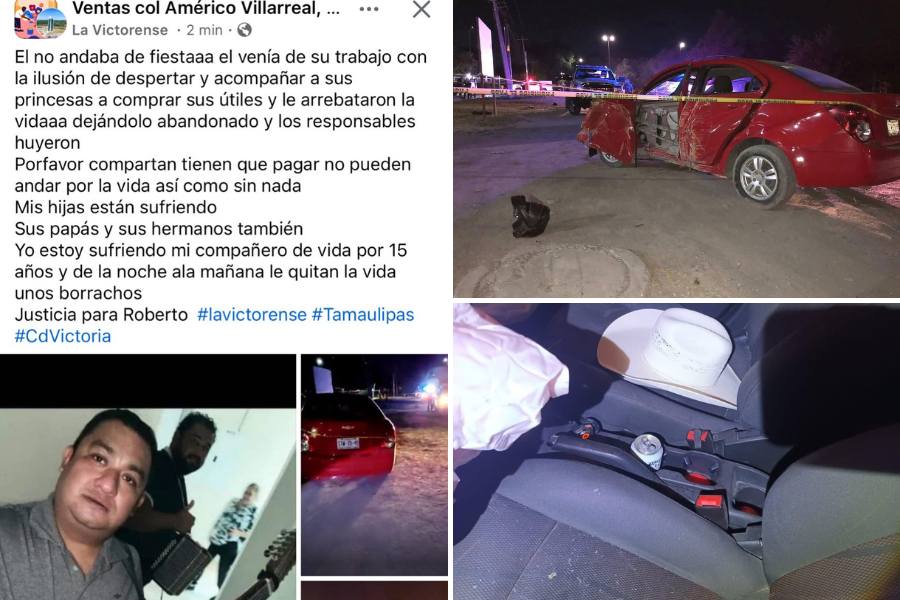 motociclista arrollado Ciudad Victoria