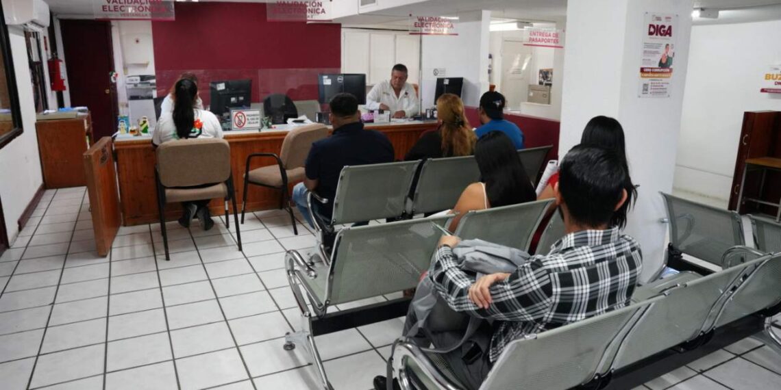 oficina de pasaportes en Nuevo Laredo