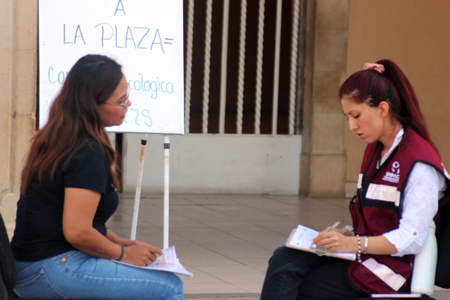 plática sobre salud mental en Nuevo Laredo