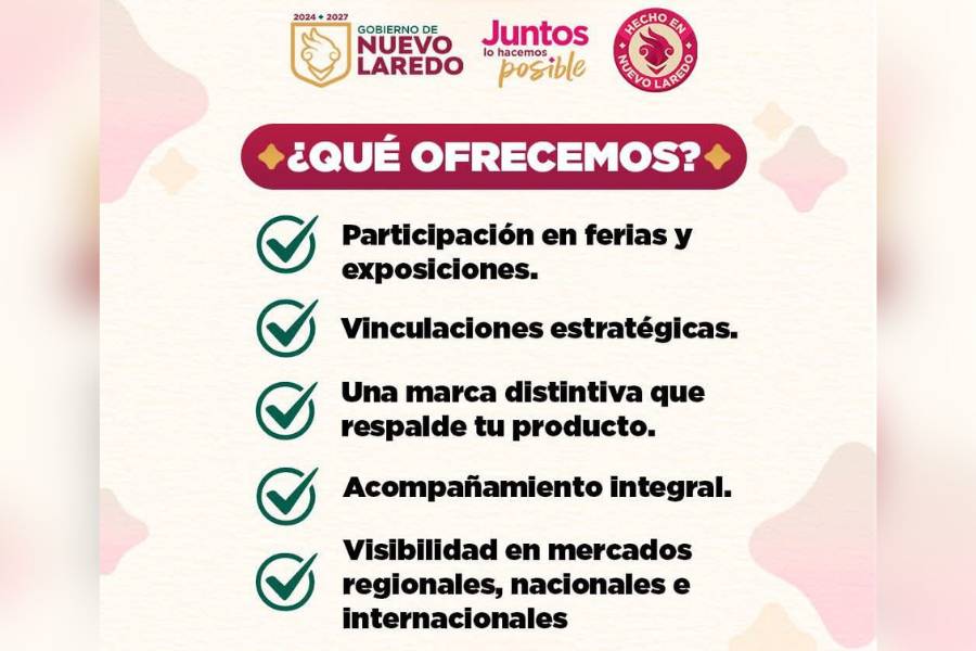 registro al programa Hecho en Nuevo Laredo