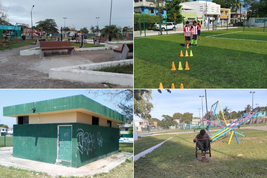 renovación de parques de Tampico