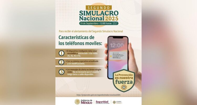 simulacro nacional 2025 en México