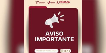 suspensión de agua en colonias de Ciudad Victoria