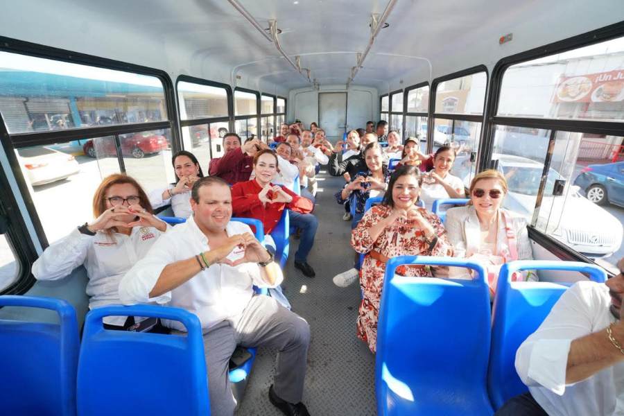 unidades de transporte público en Nuevo Laredo