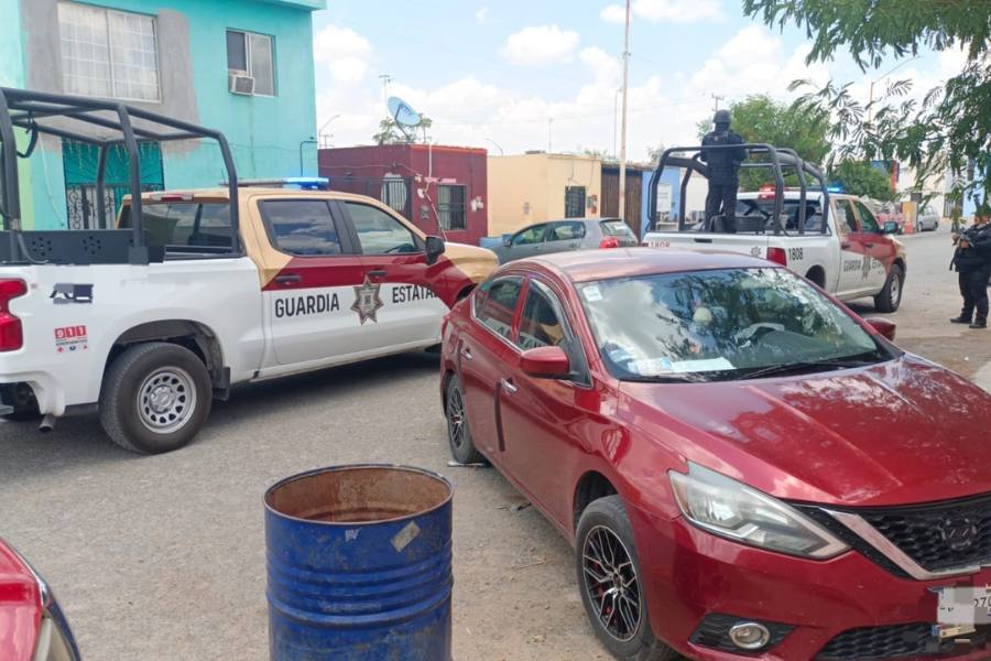 vehículo con reporte de robo en Nuevo Laredo