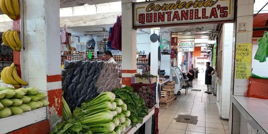 ventas en mercado de Matamoros