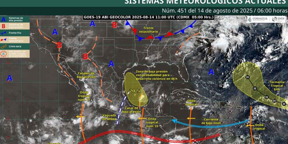 ¿A qué estados traerá lluvias intensas la onda tropical 22?