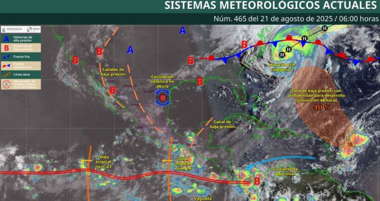 ¿Dónde mantendrá la probabilidad de lluvias fuertes el monzón mexicano?