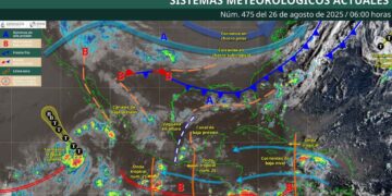 ¿En qué estados se esperan lluvias por la onda tropical No. 25?
