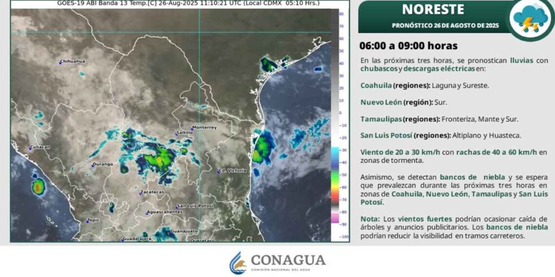 ¿Prevén chubascos o altas temperaturas para HOY en Tamaulipas?