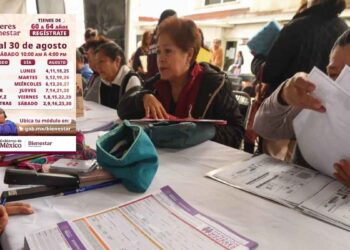 ¿Qué adultas mayores se registran del 25 al 30 de agosto a la Pensión Mujeres Bienestar?