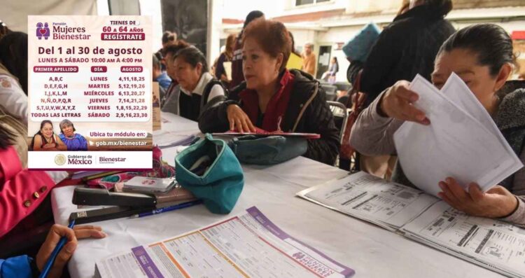 ¿Qué adultas mayores se registran del 25 al 30 de agosto a la Pensión Mujeres Bienestar?