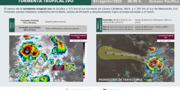 ¿Qué día podría convertirse en huracán la Tormenta tropical Ivo?