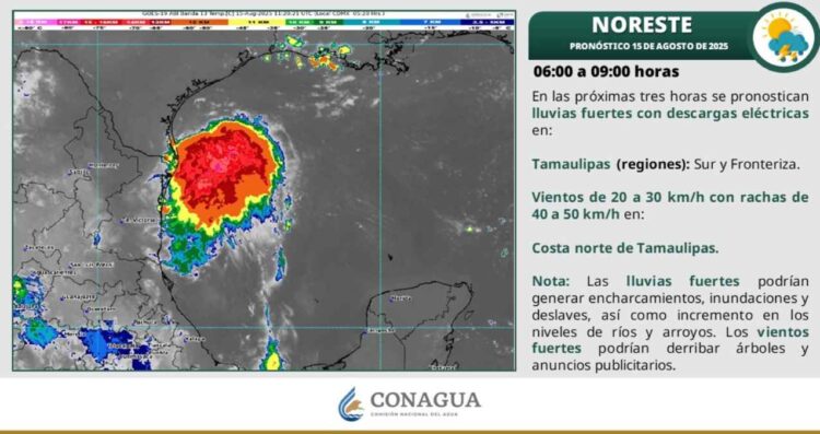 ¿Seguirán las altas temperaturas o habrá lluvias en Tamaulipas este 15 de agosto?