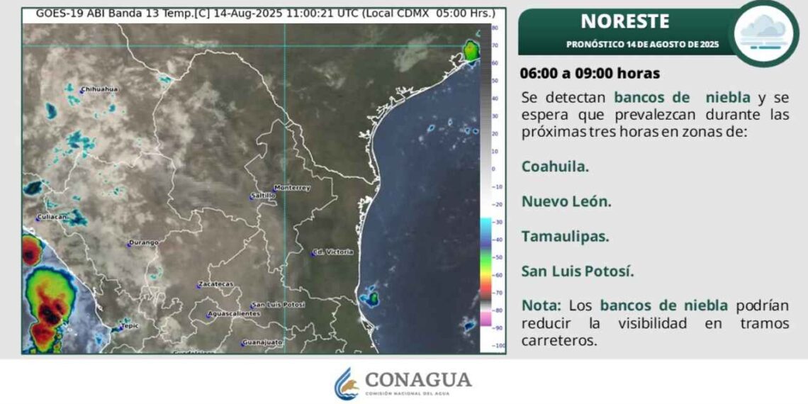 ¿Tamaulipas enfrentará tolvaneras y lluvias este jueves?