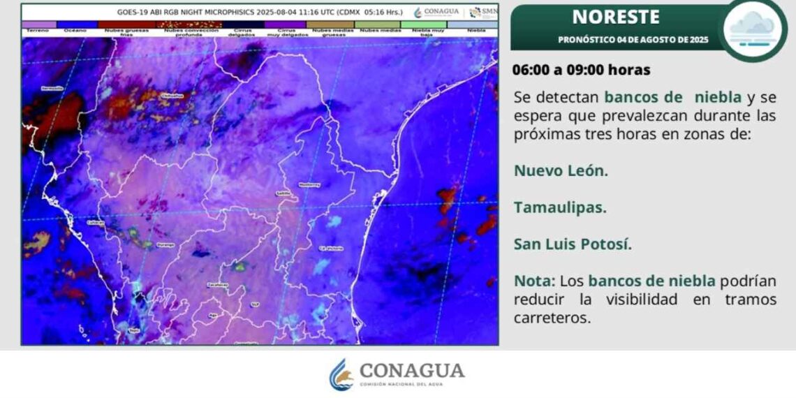 ¿Tamaulipas tendrá este lunes ambiente caluroso con lluvias, según el SMN?