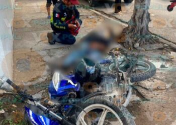 motociclista embestido adulto mayor Victoria