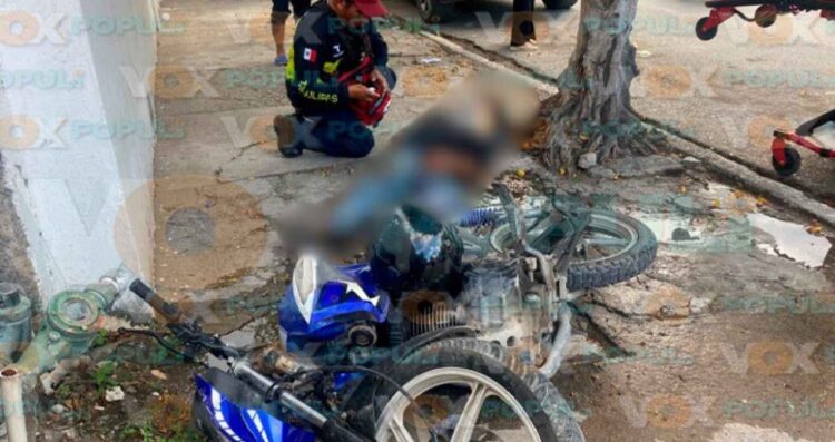 motociclista embestido adulto mayor Victoria