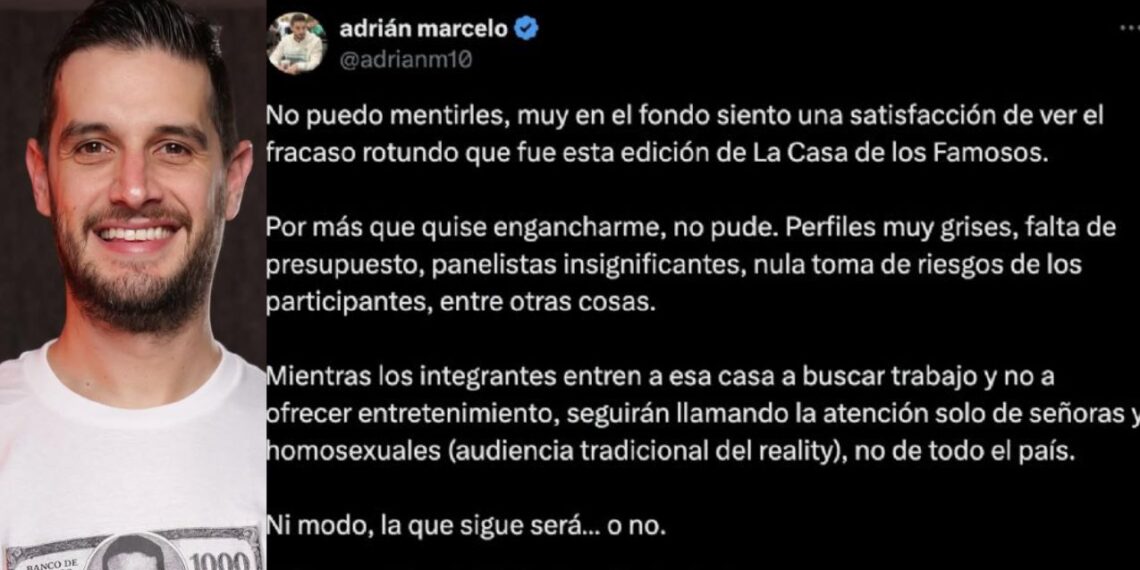 Adrián Marcelo critica duramente la última edición de LCDLFM