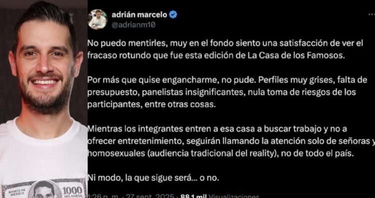 Adrián Marcelo critica duramente la última edición de LCDLFM