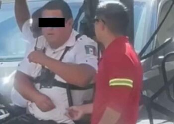 baja agente de tránsito Matamoros