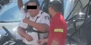baja agente de tránsito Matamoros