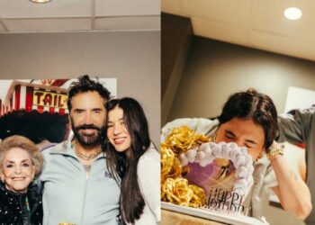 Alejandro Fernández celebra cumpleaños de Karla Laveaga
