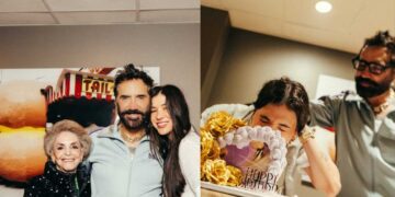Alejandro Fernández celebra cumpleaños de Karla Laveaga