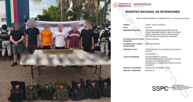 Arrestan en Culiacán, Sinaloa a Leonel Valdez, alias el ‘El LV’ presunto integrante de ‘Los Chapitos’