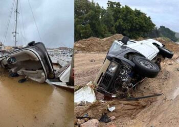 Así luce Baja California Sur tras las fuertes lluvias provocadas por el Huracán Lorena | FOTOS