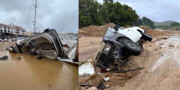 Así luce Baja California Sur tras las fuertes lluvias provocadas por el Huracán Lorena | FOTOS
