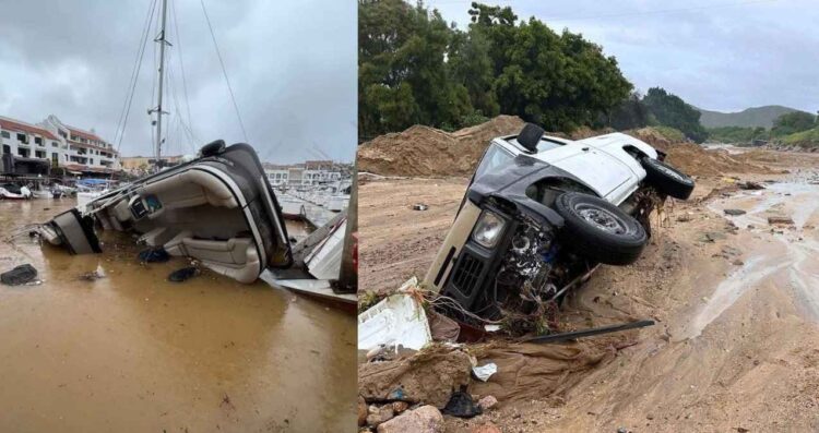 Así luce Baja California Sur tras las fuertes lluvias provocadas por el Huracán Lorena | FOTOS