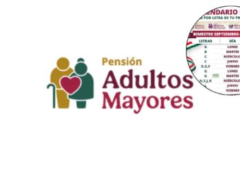 Así quedó el calendario oficial de pagos de la Pensión Bienestar del bimestre septiembre-octubre