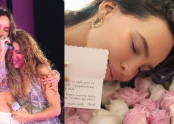 Belinda recibe tierno regalo de Shakira y lo comparte con sus fans