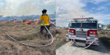 Bomberos sofocan incendio Linares