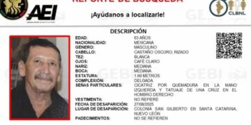 Buscan abuelito Santa Catarina