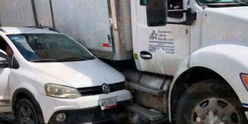 camión accidente sin precaución Victoria