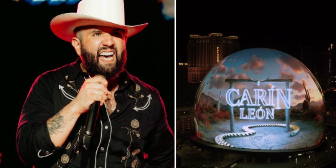 Carin León, el primer artista latino en conquistar el Sphere de Las Vegas