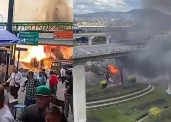 Iztapalapa explosión e incendio pipa