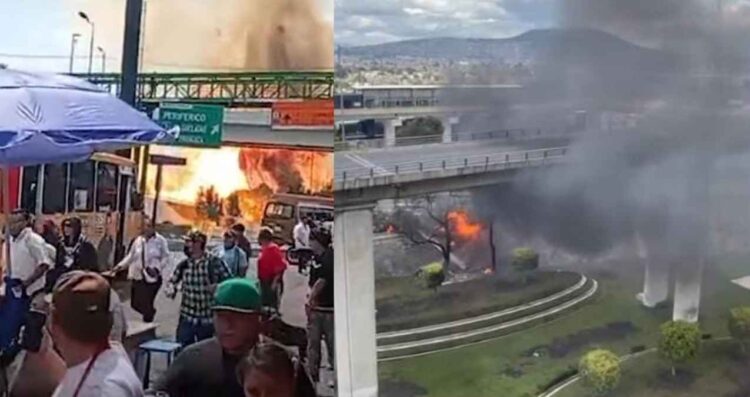 Iztapalapa explosión e incendio pipa