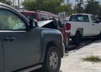 choque en cadena Matamoros