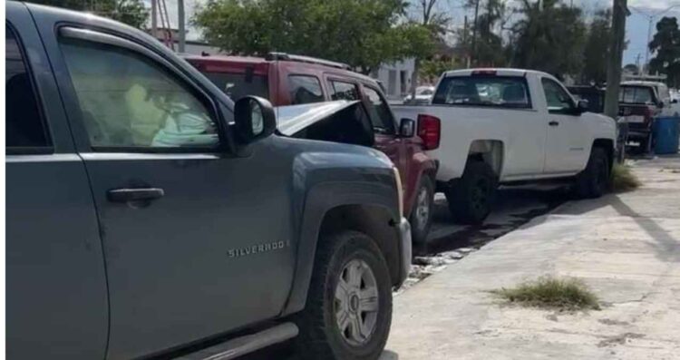 choque en cadena Matamoros